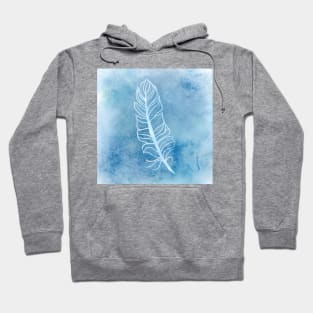 Watercolor feather Hoodie